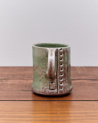 Yuriko Bullock Wood-Fired Mug, Green