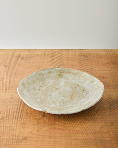 Yuriko Bullock Wood-Fired Plate, Alabaster