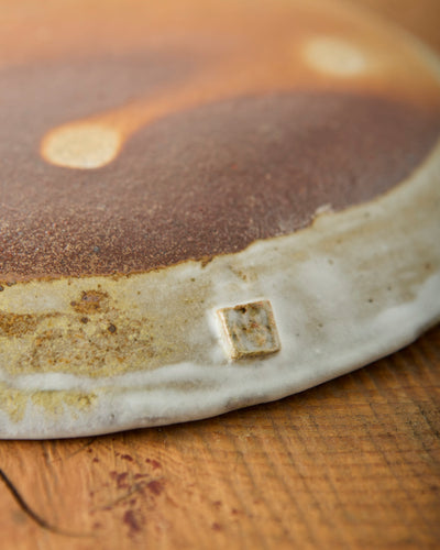 Yuriko Bullock Wood-Fired Plate, Alabaster