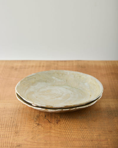 Yuriko Bullock Wood-Fired Plate, Alabaster