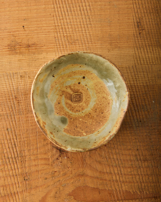 Yuriko Bullock Wood-Fired Plate #6, Spiral