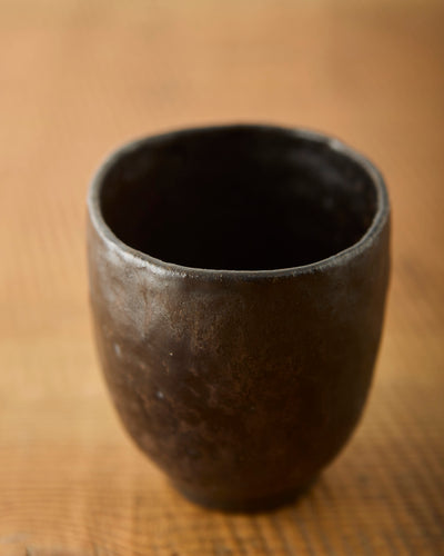 Yuriko Bullock Wood-Fired Sipper #7, Chocolate