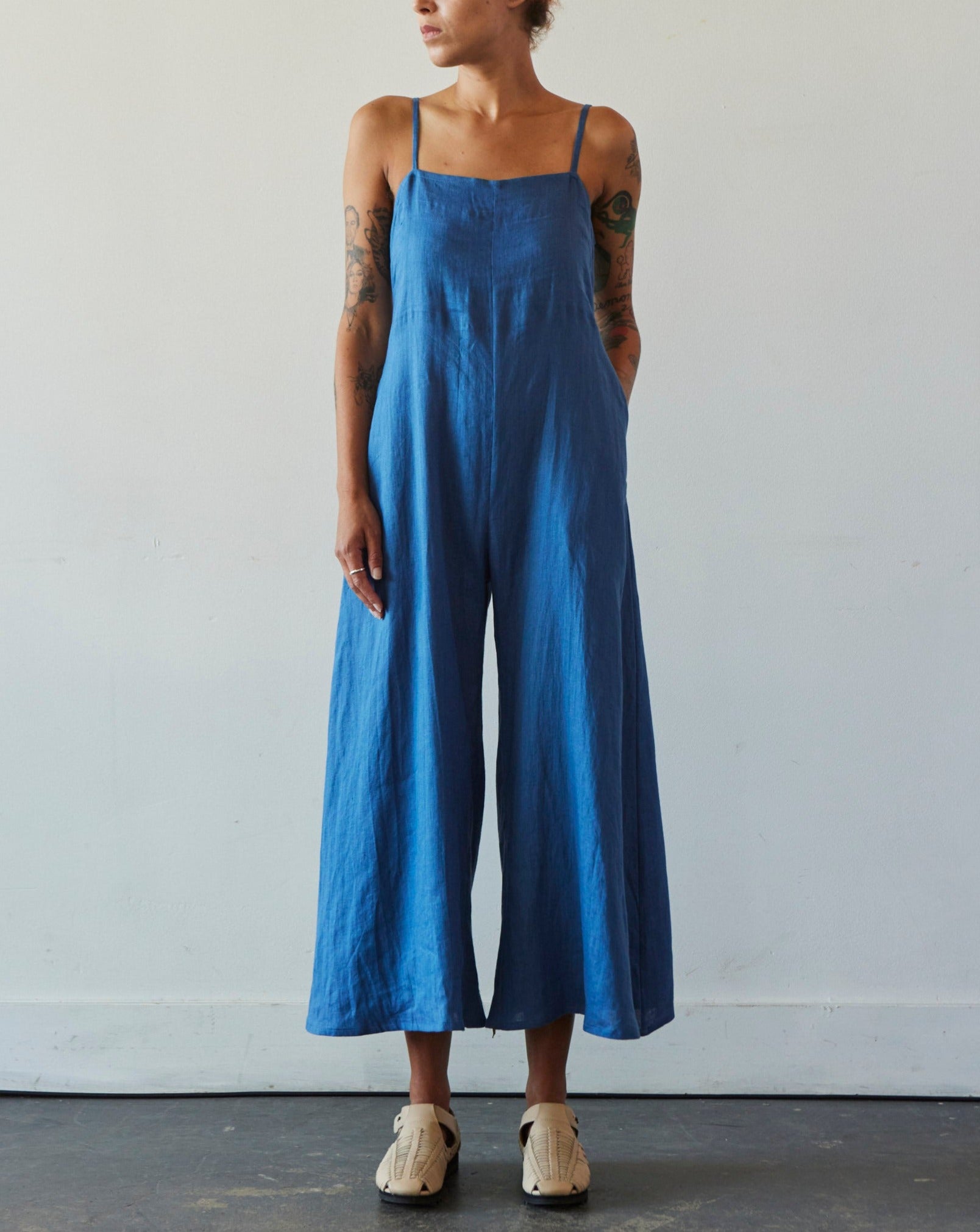 Zii Ropa Manon Jumpsuit Azul Glasswing