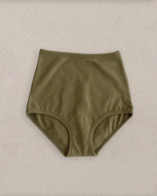 ARQ High Rise Undies, Olive