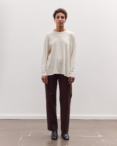Loose Fit Long Sleeve, White