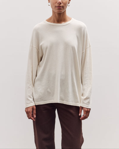 Loose Fit Long Sleeve, White