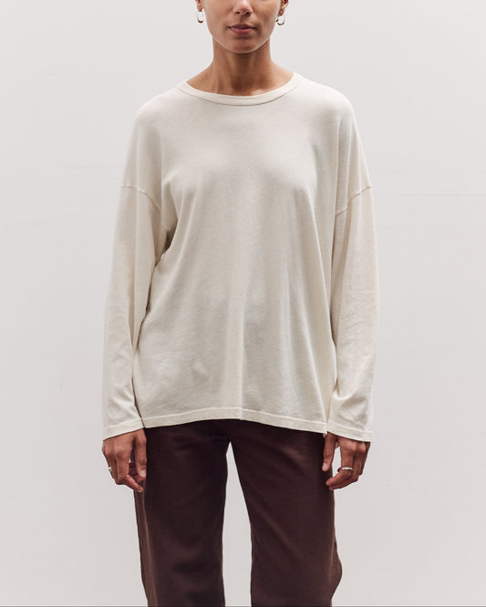 Loose Fit Long Sleeve, White