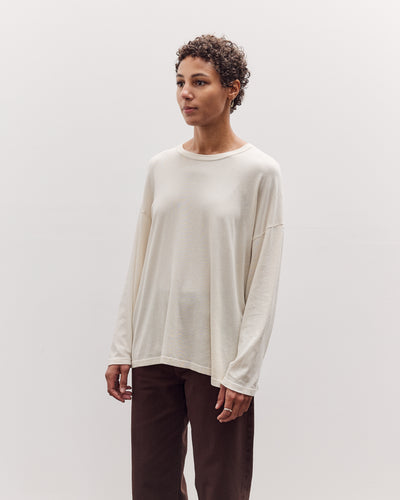Loose Fit Long Sleeve, White