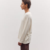 Loose Fit Long Sleeve, White