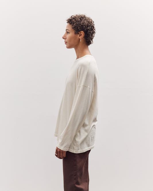 Loose Fit Long Sleeve, White