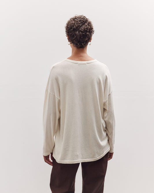 Loose Fit Long Sleeve, White
