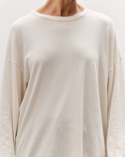 Loose Fit Long Sleeve, White