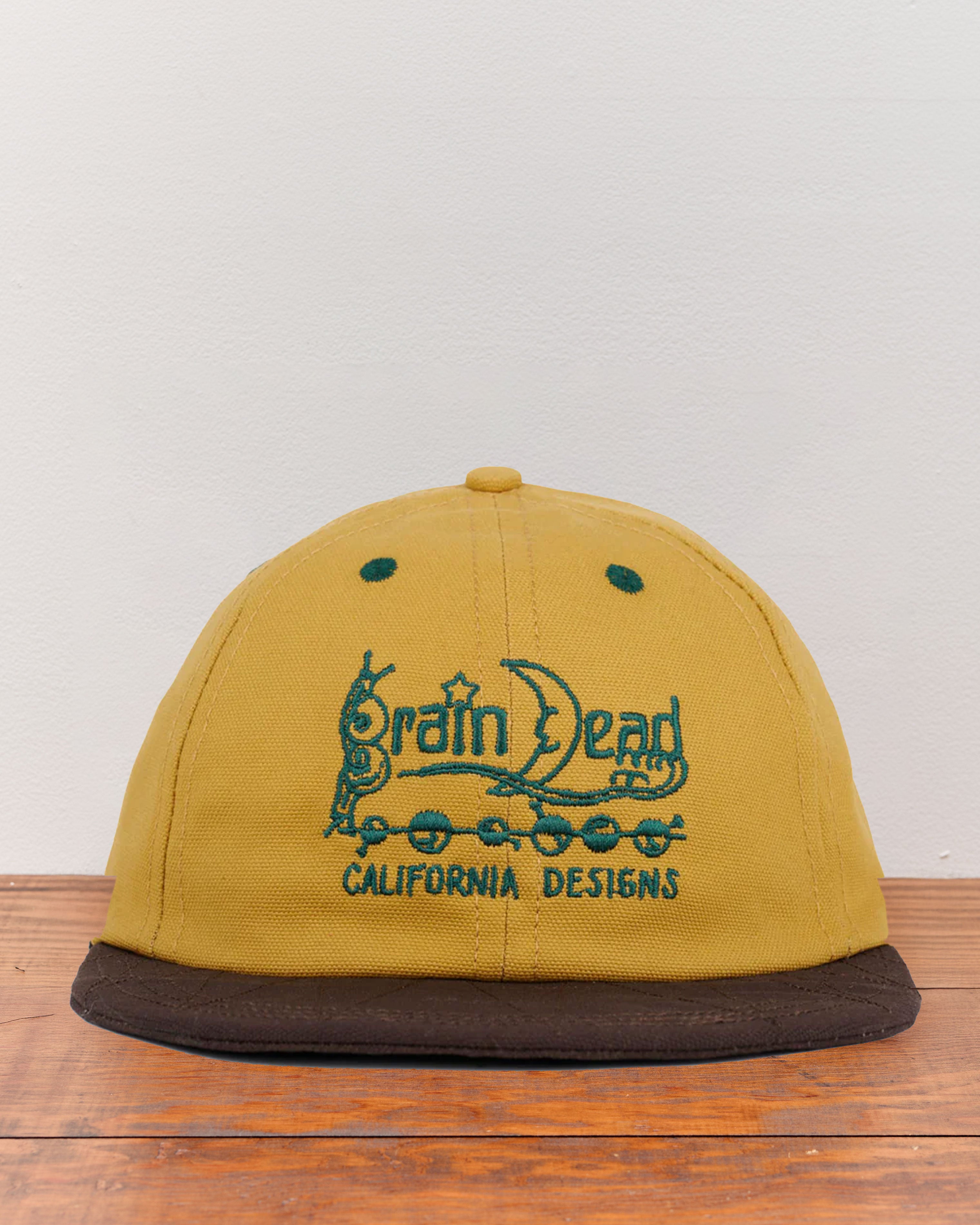 Brain Dead California Design Long Brim Hat, Khaki – Glasswing