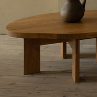 Farmhouse Coffee Table, Pond, Light Oak
