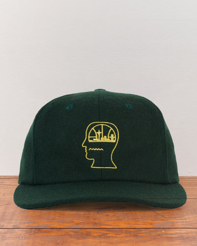 *PREORDER* Brain Dead x Glasswing Seattle Logohead Hat, Green