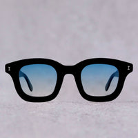 Illesteva George Sunglasses, Black/Blue