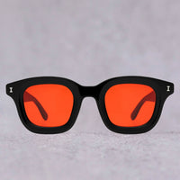 Illesteva George Sunglasses, Black Red