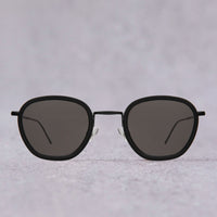 Illesteva Prince Tate Sunglasses, Matte Black