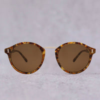 Illesteva Village Sunglasses, Pecan/Gold