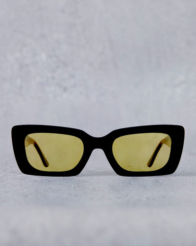 Illesteva Wilson Sunglasses, Black/Honey