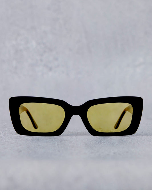 Illesteva Wilson Sunglasses, Black/Honey