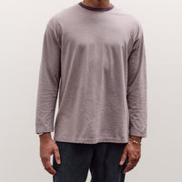 Kaptain Sunshine Hard Twisted Stripe Jersey L/S Tee, Grey Multi Stripe