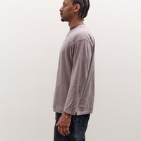 Kaptain Sunshine Hard Twisted Stripe Jersey L/S Tee, Grey Multi Stripe