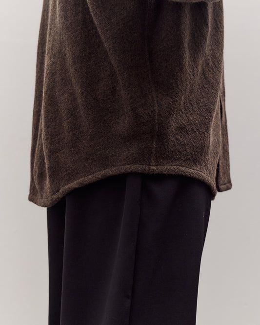 Crater Wool Button Up, Brown