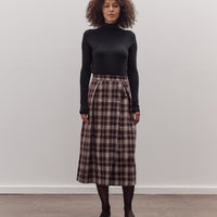 Roll Neck Jersey Top, Black