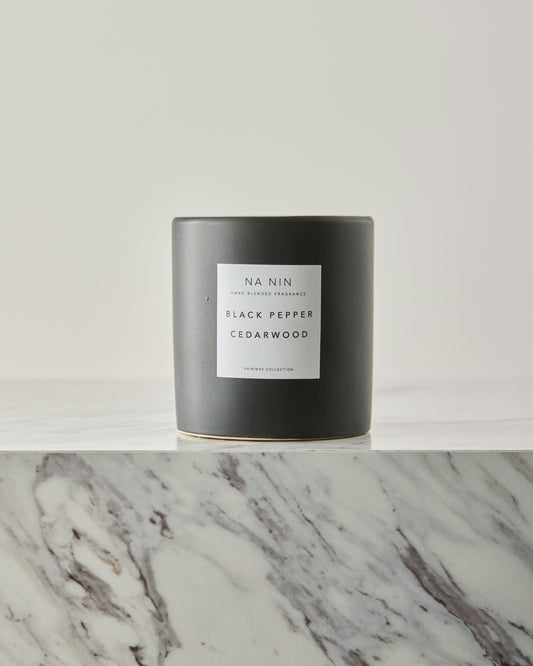 Na Nin Black Pepper & Cedarwood Candle