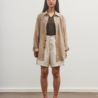 orSlow Herringbone Fatigue Short Pants, Ecru