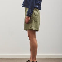 orSlow Herringbone Fatigue Short Pants, Green