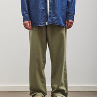 orSlow Summer Fatigue Pants, Herringbone Green