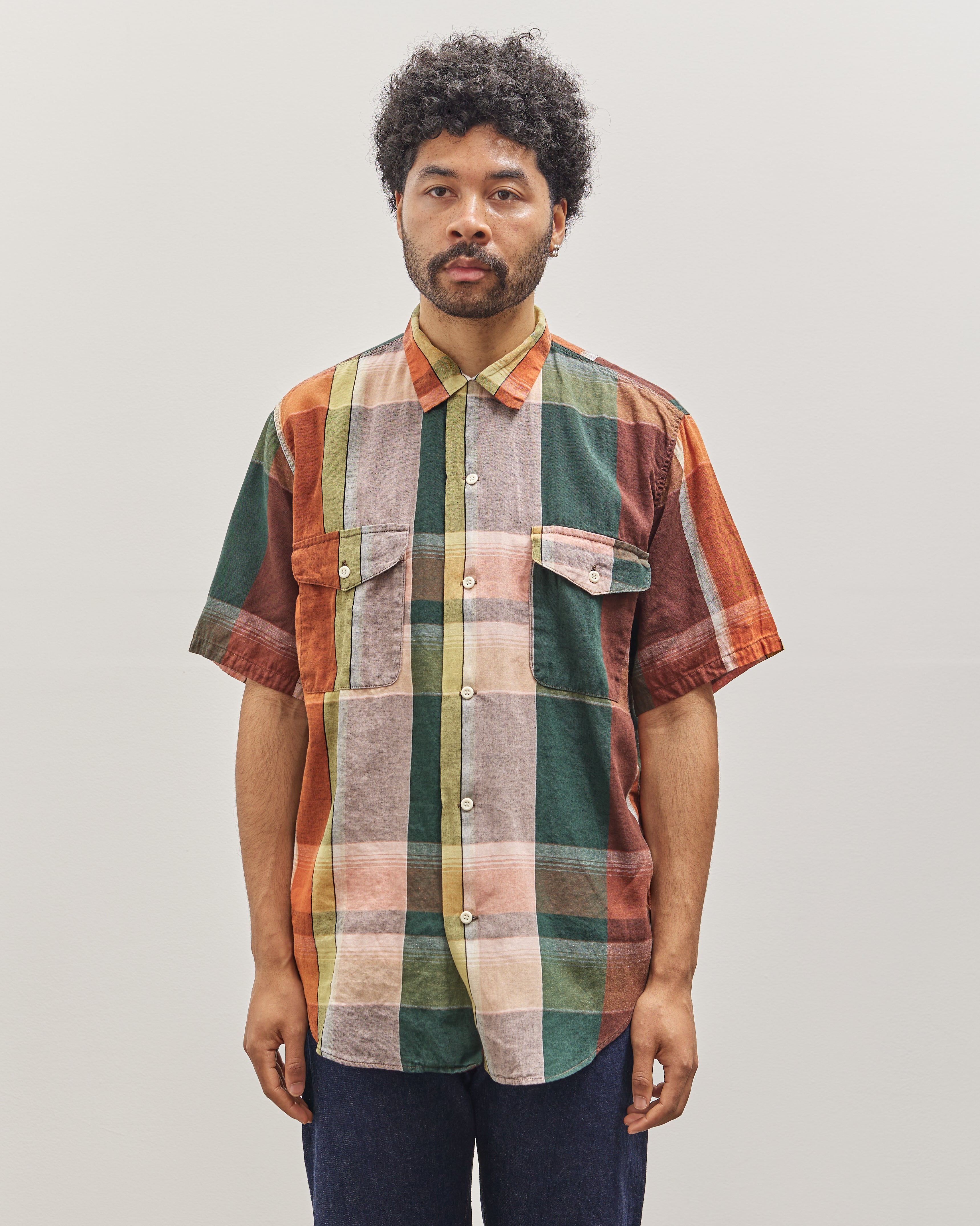 orSlow SS Work Shirt, Check – Glasswing