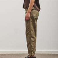 orSlow Short Length Chambray Fatigue Pants, Dusty Olive