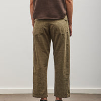 orSlow Short Length Chambray Fatigue Pants, Dusty Olive