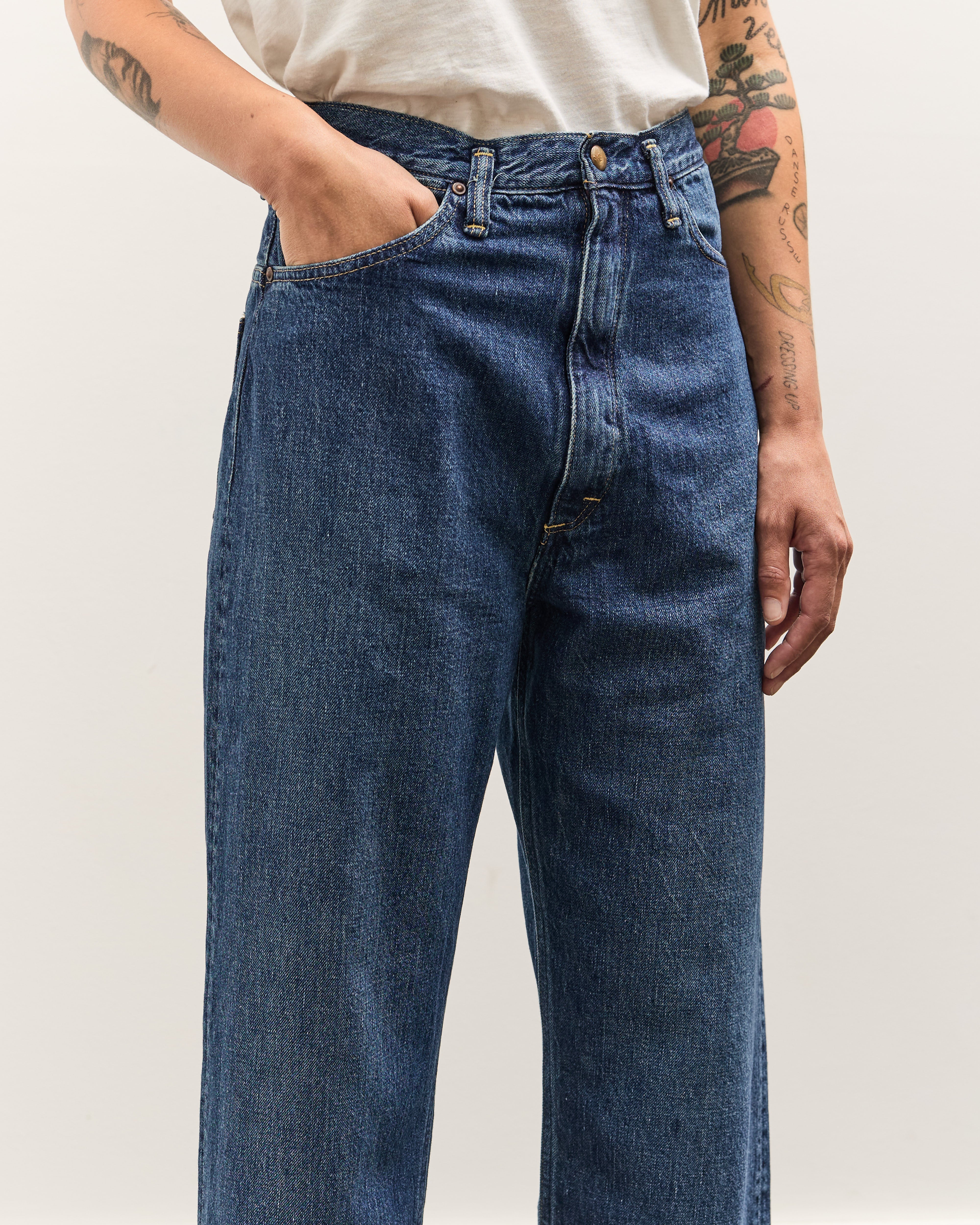 orSlow 104 High Rise Denim, Used Denim – Glasswing