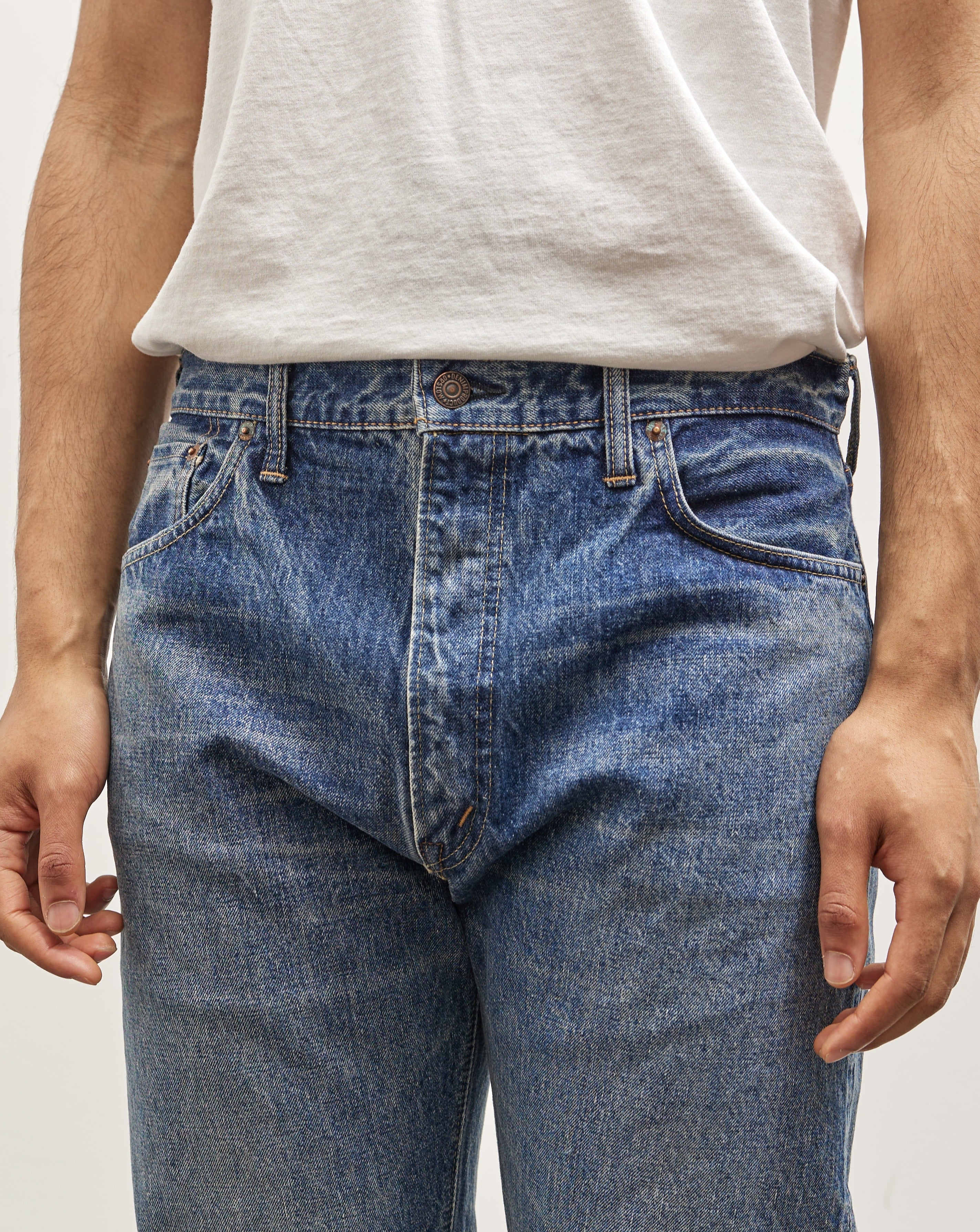 OrSlow 2 Year Wash Slim Fit Denim | Glasswing Shop