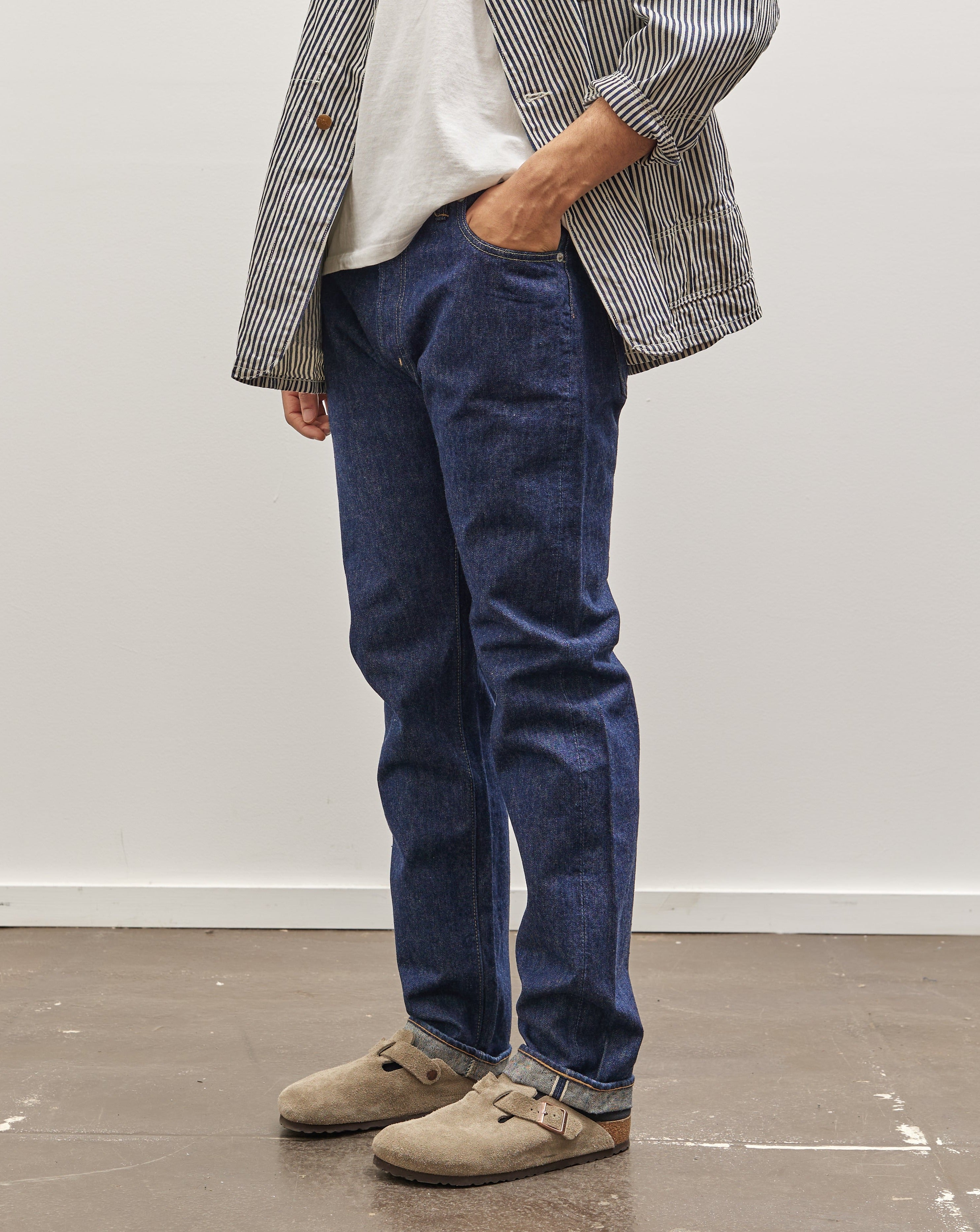 OrSlow One Wash Slim Fit Denim | Glasswing Shop