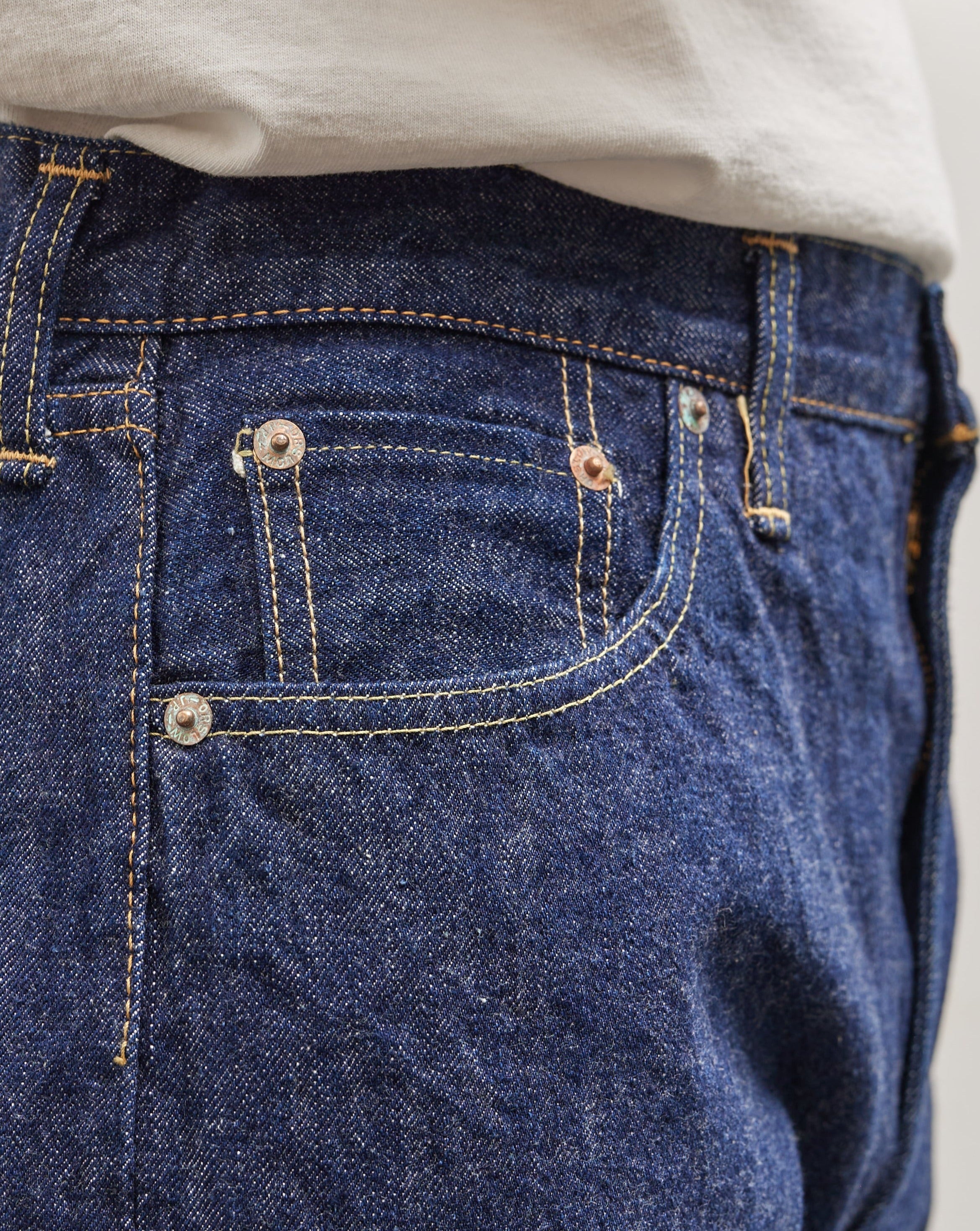 OrSlow One Wash Slim Fit Denim | Glasswing Shop