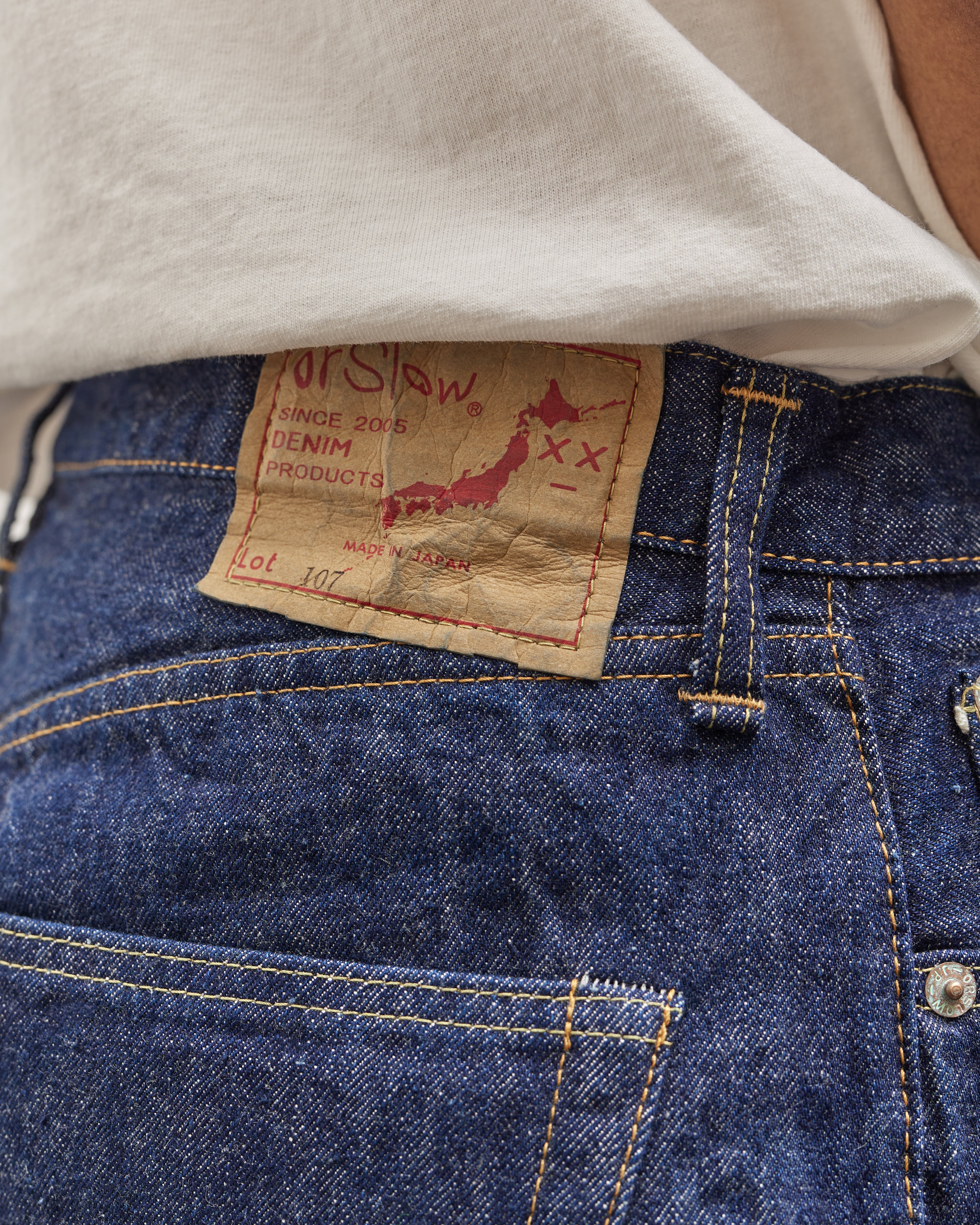 OrSlow One Wash Slim Fit Denim | Glasswing Shop