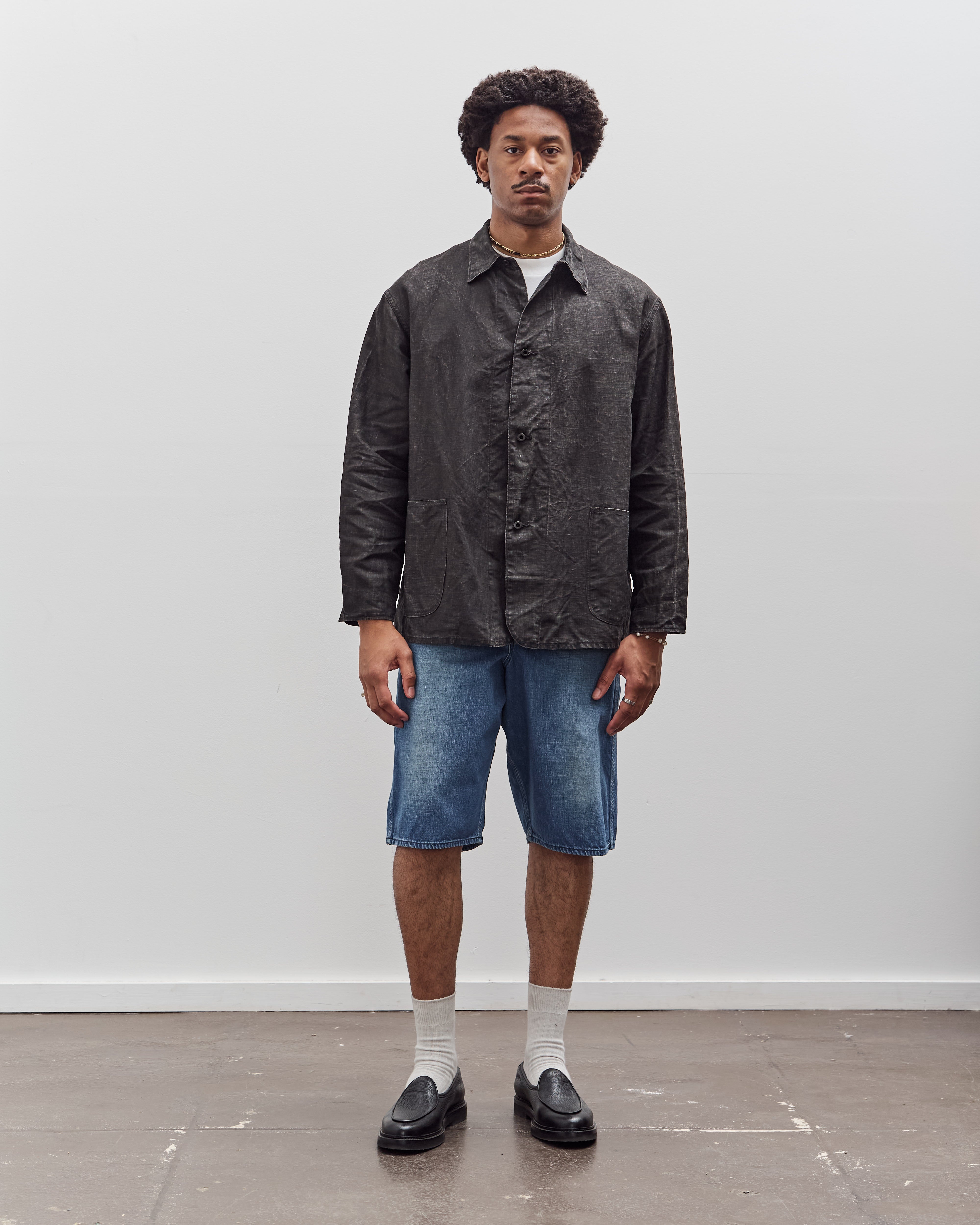 orSlow 40's WWII Linen Coverall, Black – Glasswing