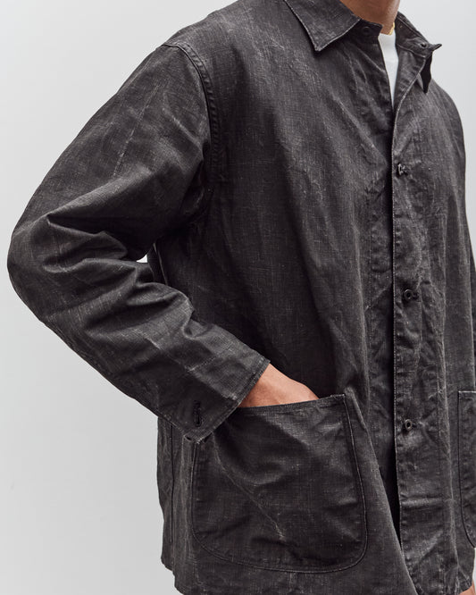 orSlow 40's WWII Linen Coverall, Black