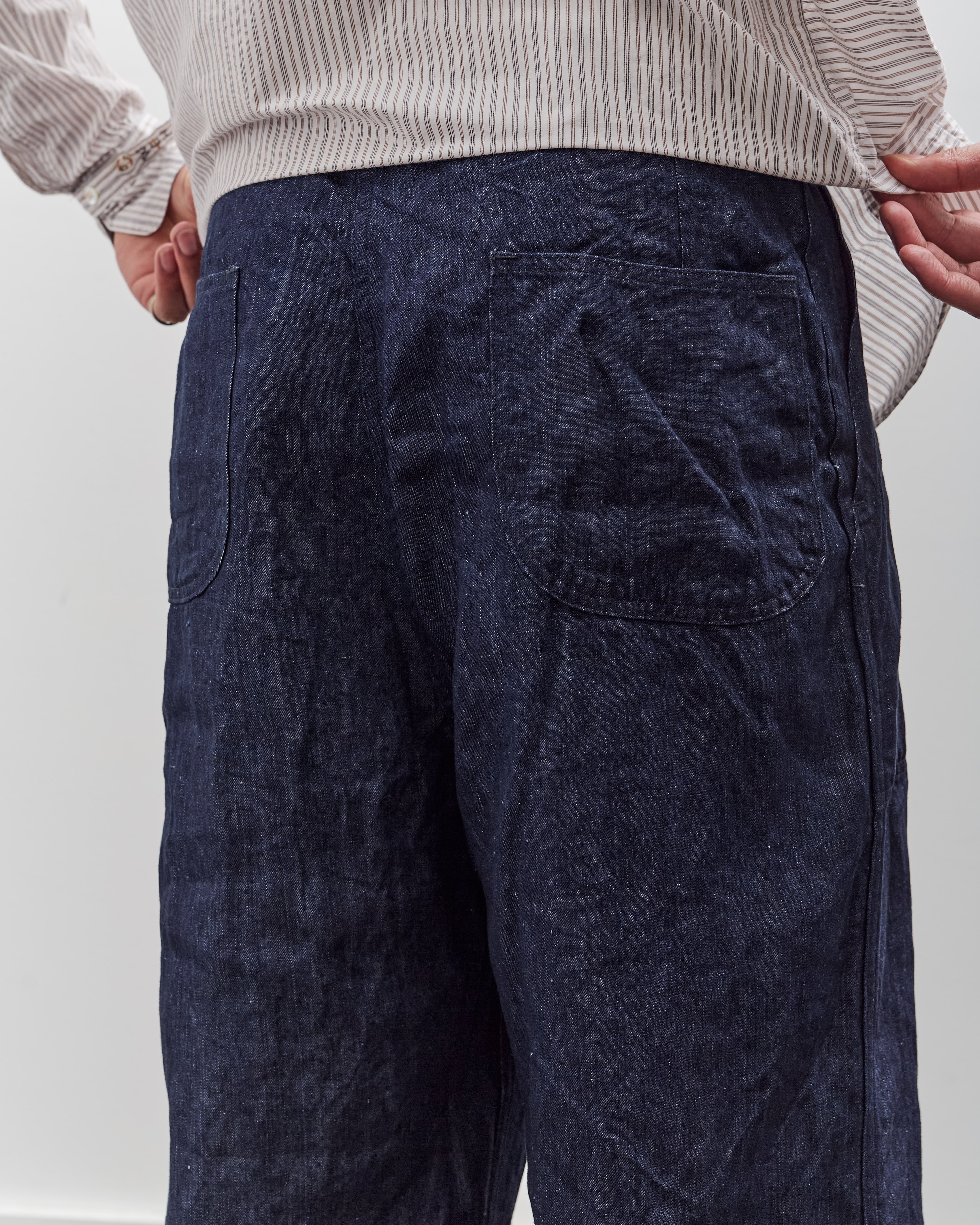 orSlow WWⅡ 40'S U.S Navy Utility Trouser Unisex, Navy – Glasswing