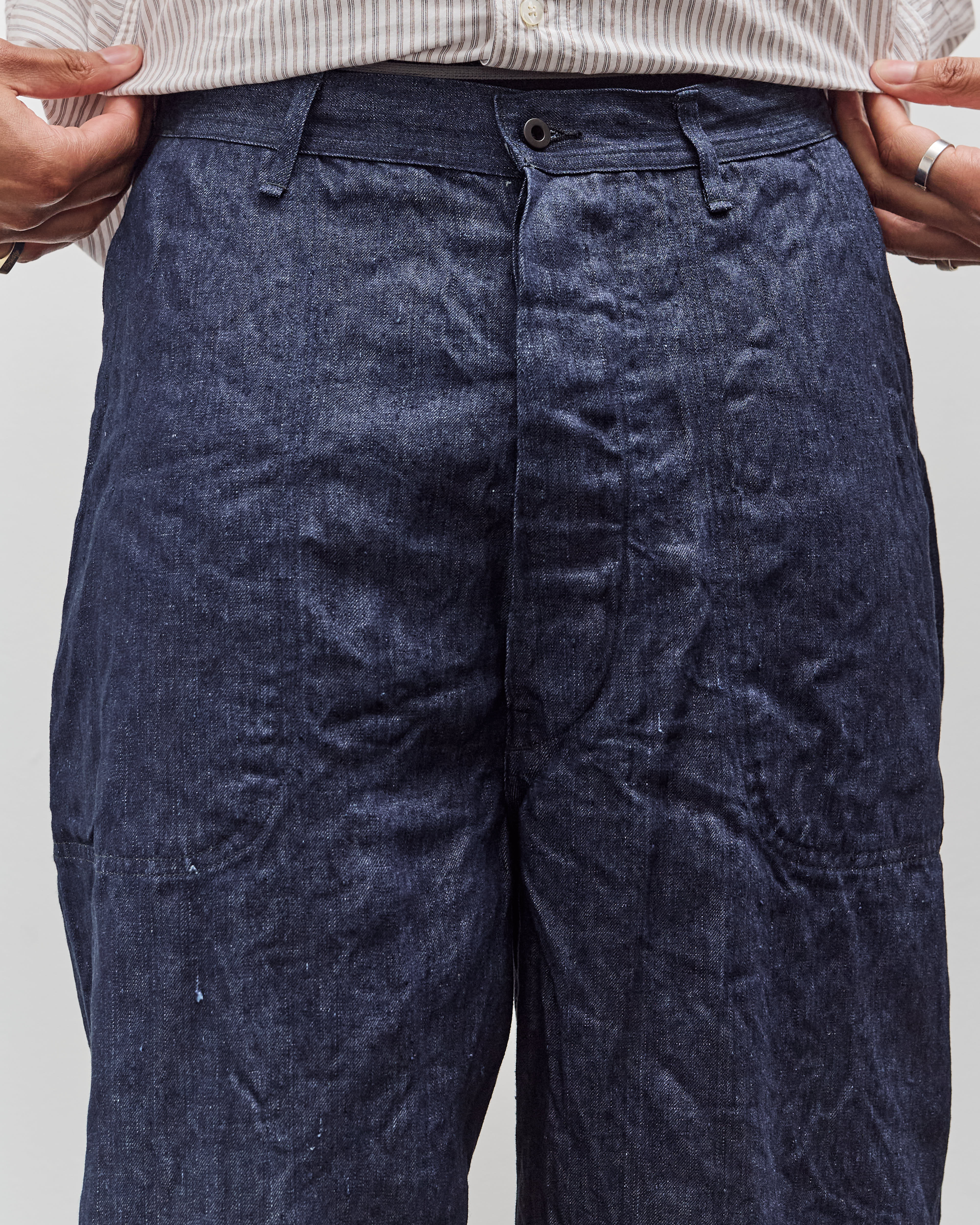 orSlow WWⅡ 40'S U.S Navy Utility Trouser Unisex, Navy – Glasswing
