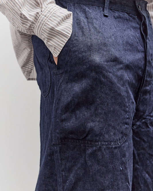 orSlow WWⅡ 40'S U.S Navy Utility Trouser Unisex, Navy