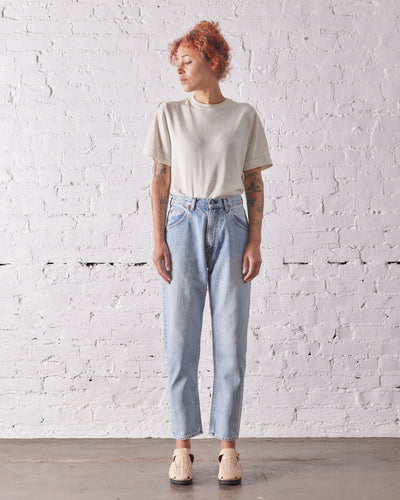 orSlow 80's High Waist Tapered Denim, Sky Blue