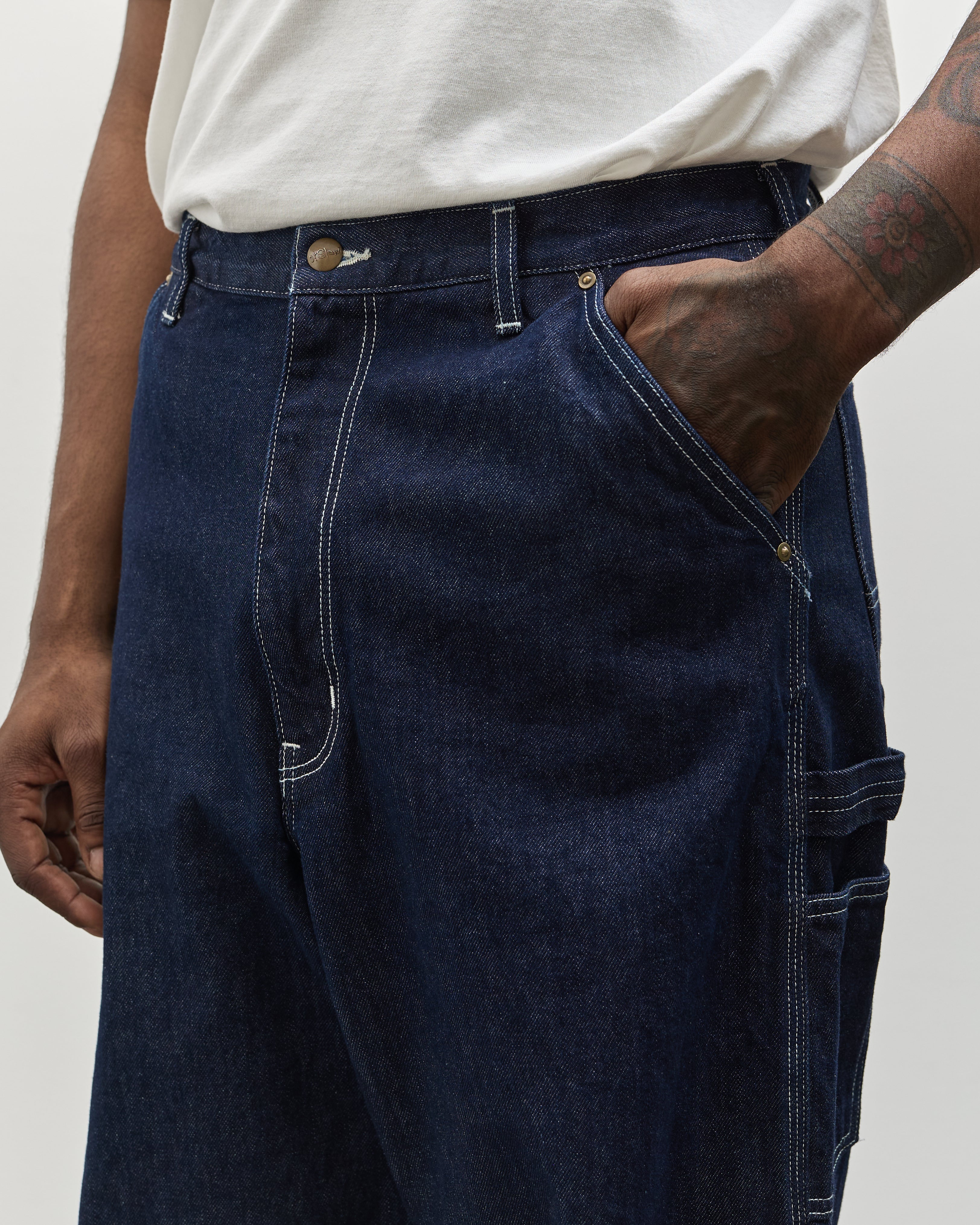 パンツ orslow DAD'S FIT PAINTER PANTS size3 orSlow Dad's Fit Painter Pants in Black Denim Curated at