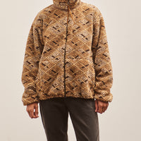 orSlow Fleece Boa Jacket, African Pattern