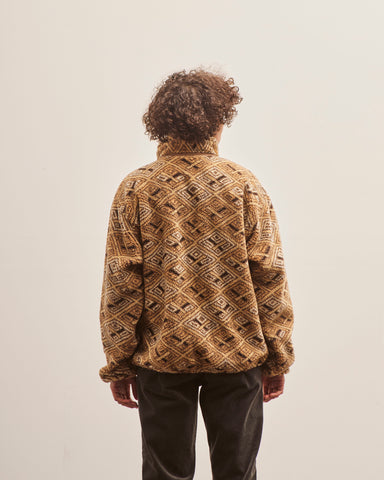 orSlow Fleece Boa Jacket, African Pattern
